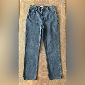 Abercrombie & Fitch ‘90’s Straight Ultra High Rise Women’s Black Jean 30/10 Long